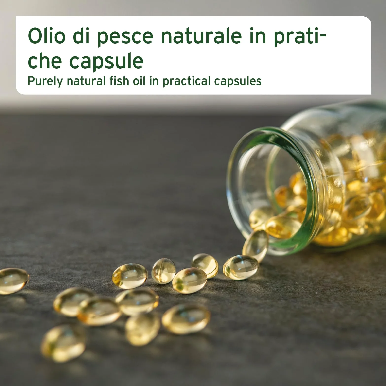 AniForte Omega-3 Capsule di olio di salmone per cani e gatti 200 Capsule - Natura pura, ottimizza il metabolismo, prezioso per la formazione delle ossa, la costituzione e il mantello lucido