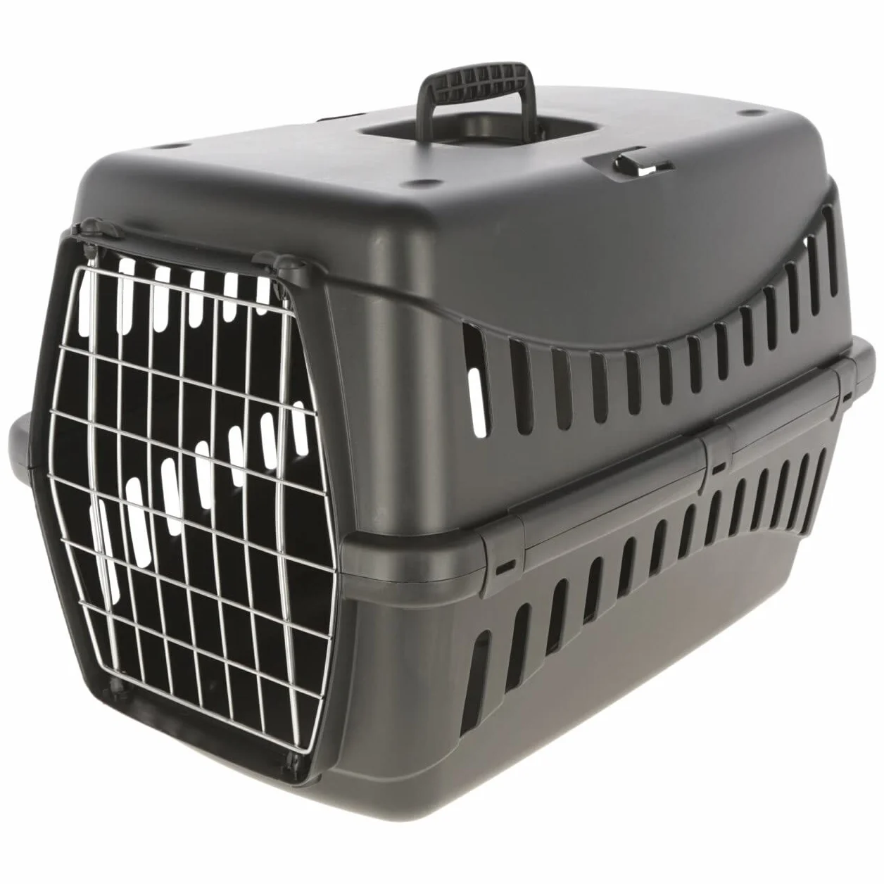 Kerbl Pet Box Trasporto Expedion Eco C, Sport Metal 58 x 38 x 38 cm, Nero