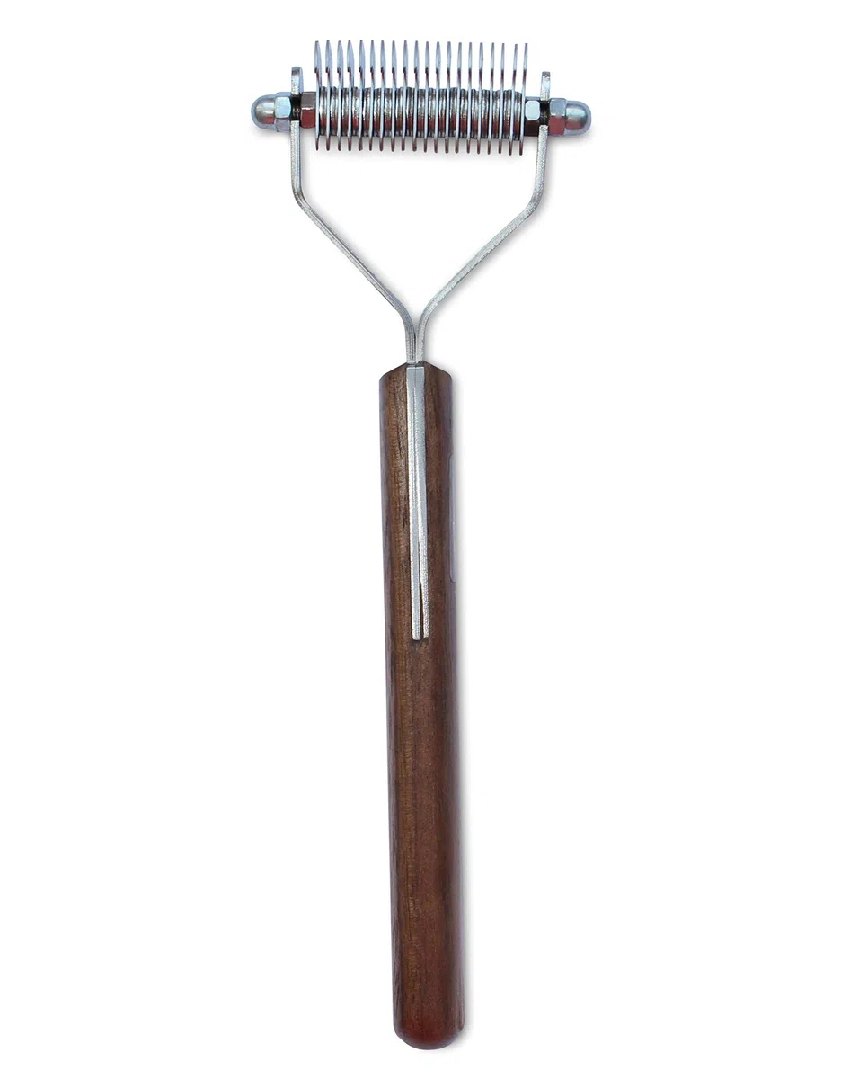 Mars Cappotto King Blunt, Lame in Acciaio Inox con Manico in Legno
