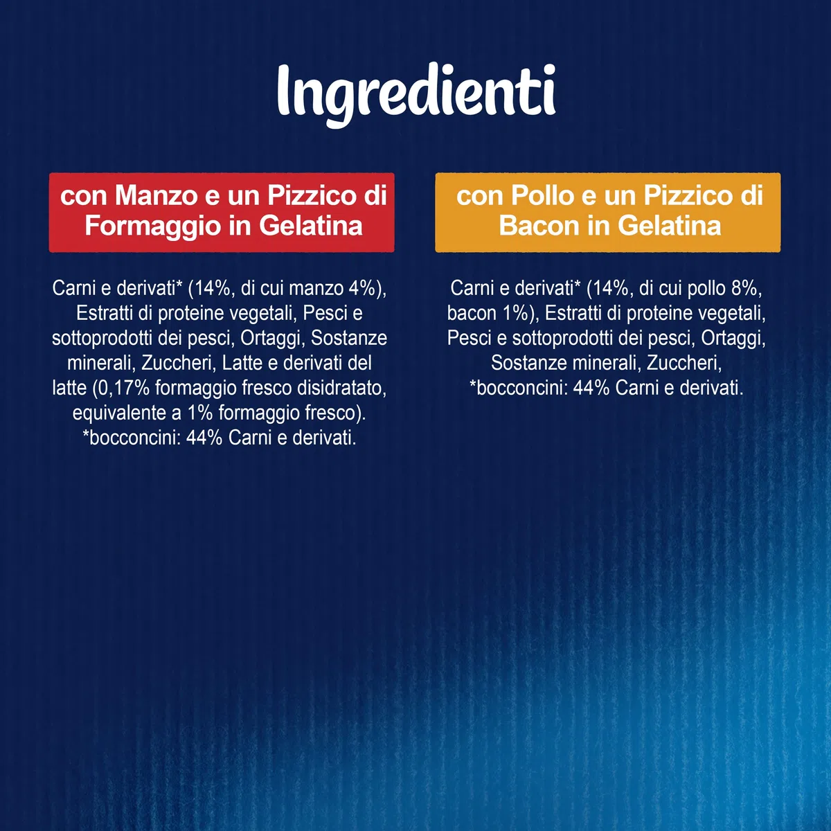 Purina Felix Sensations Extras Cibo Umido per Gatti con Manzo e un Pizzico di Formaggio e con Pollo e un Pizzico di Bacon, 48 buste da 85g ciascuna