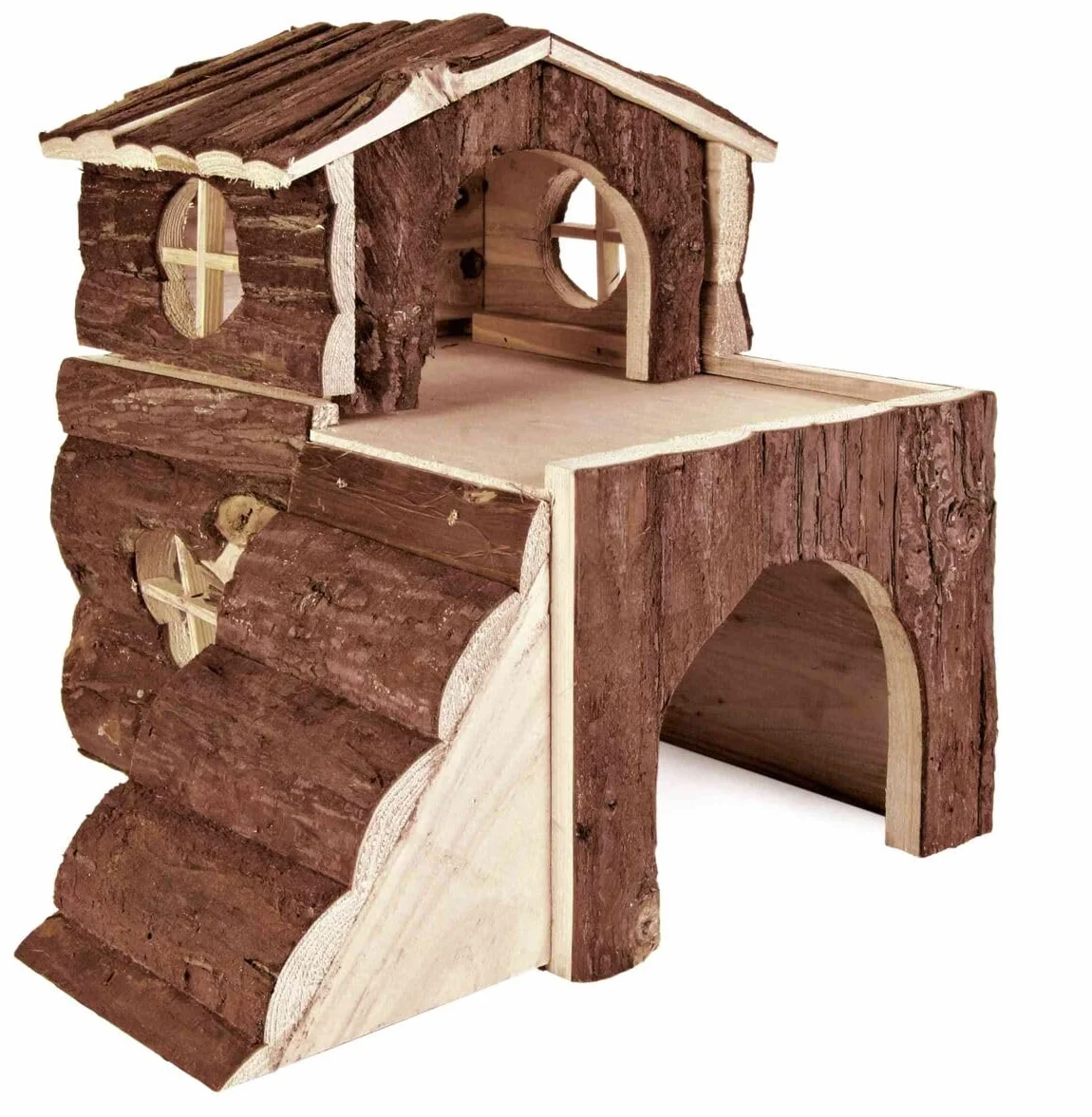 Trixie 6129 Natural Living Bjork House, 31 × 28 × 29 cm, marrone