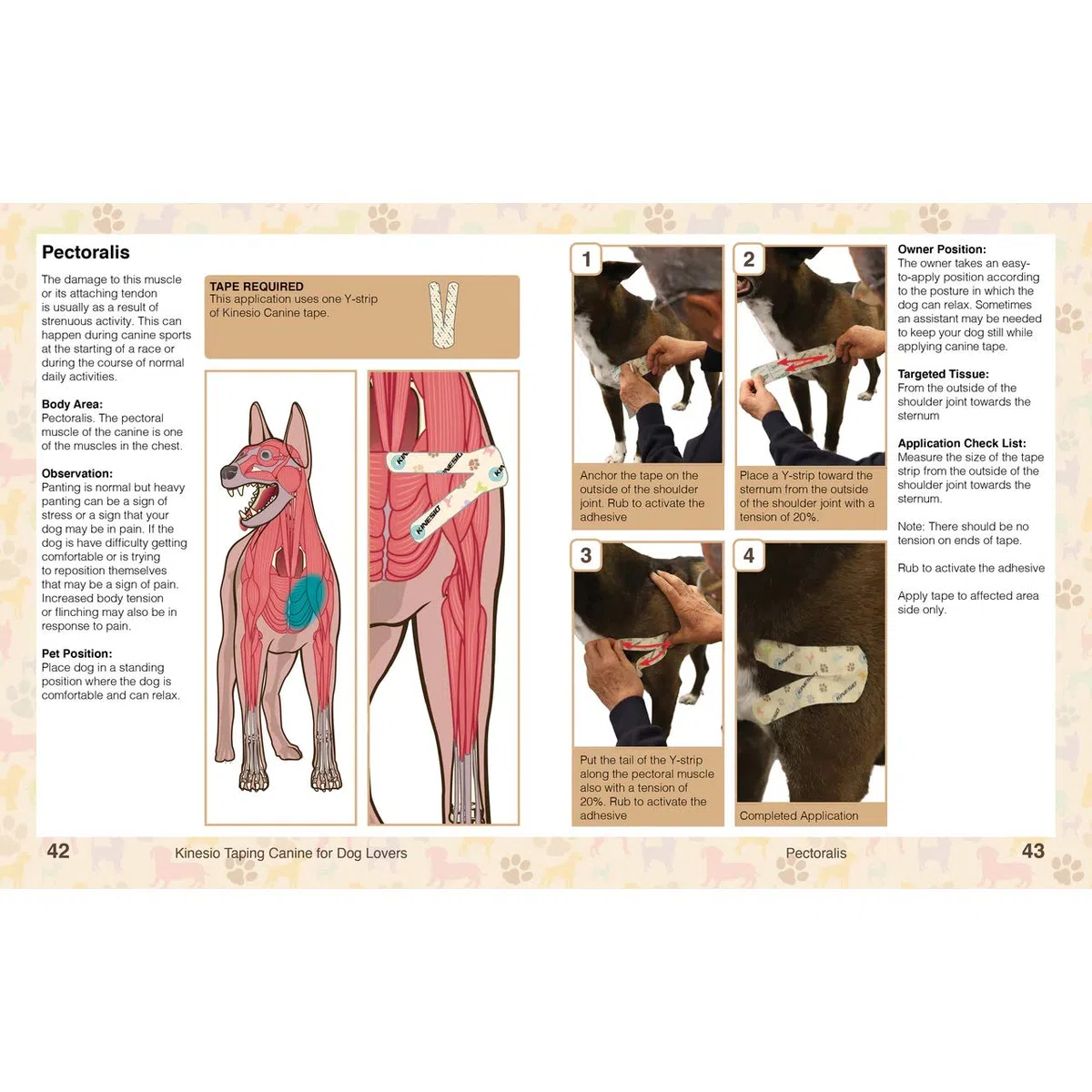 Kinesio Libri e manuali di Registrazione: Kinesio Canine Taping for Dog Lovers