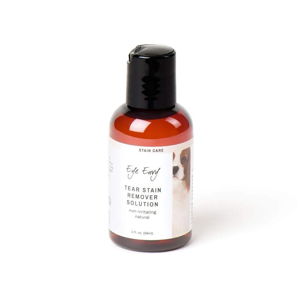 Eye Envy Tear Stain Remover Solution for Dogs|100% Natural,Safe|Recommended by Breeders/Vet/Professional Handlers/Groomers|Contains colloidal Silver (2oz)