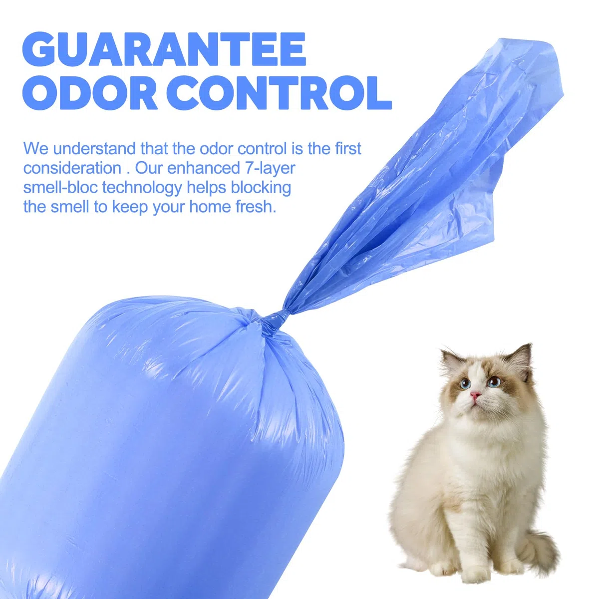 Sacchetti di Ricarica per Lettiera Genie - Compatibile con Litter Locker, per Gatti, Confezione da 10 (Senza Cartuccia)