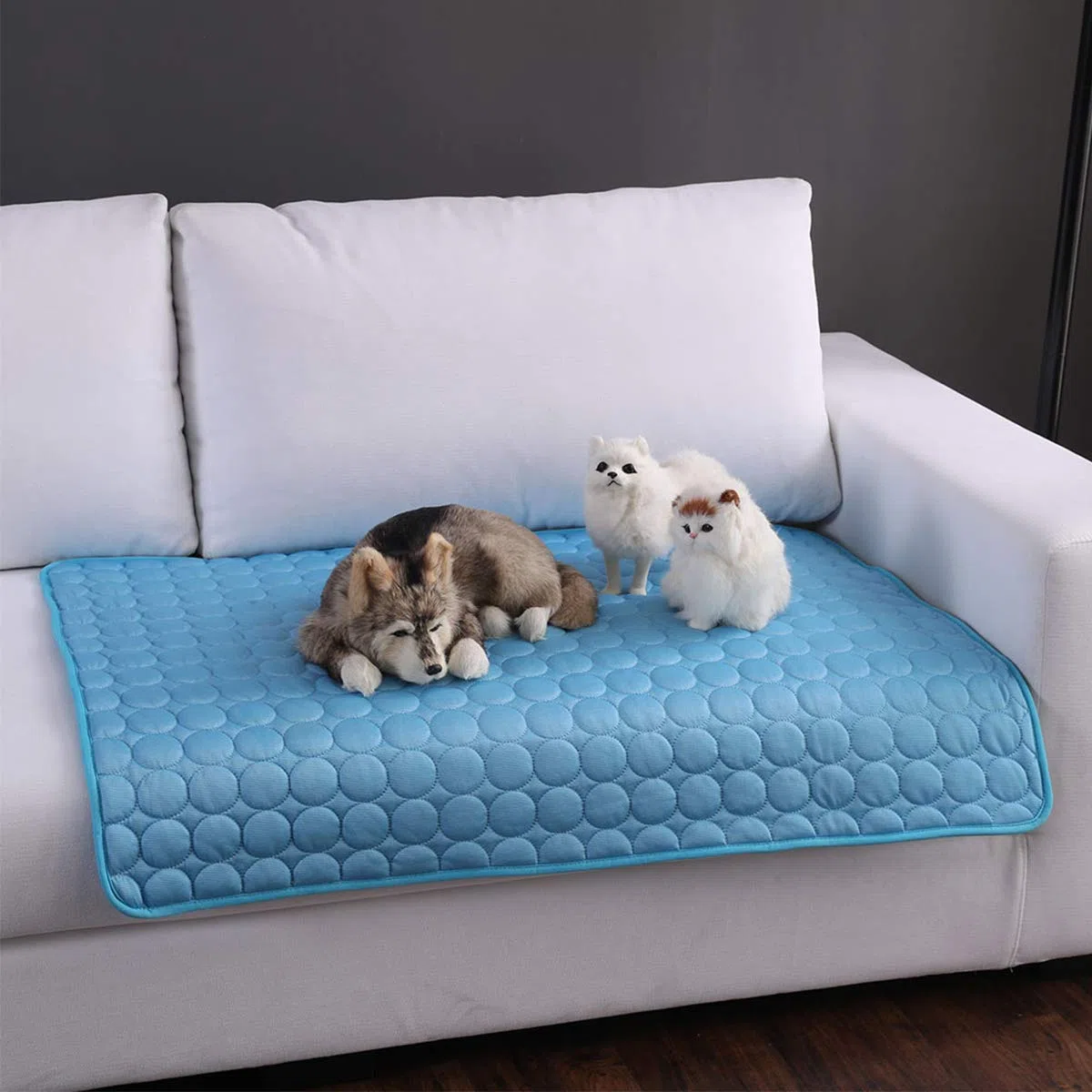PETCUTE Tappetino Raffreddamento per Cani Cuscino Materasso del Canile Tappetino Rinfrescante per Cane Gatto Stuoia di Raffreddamento dell'animale Domestico