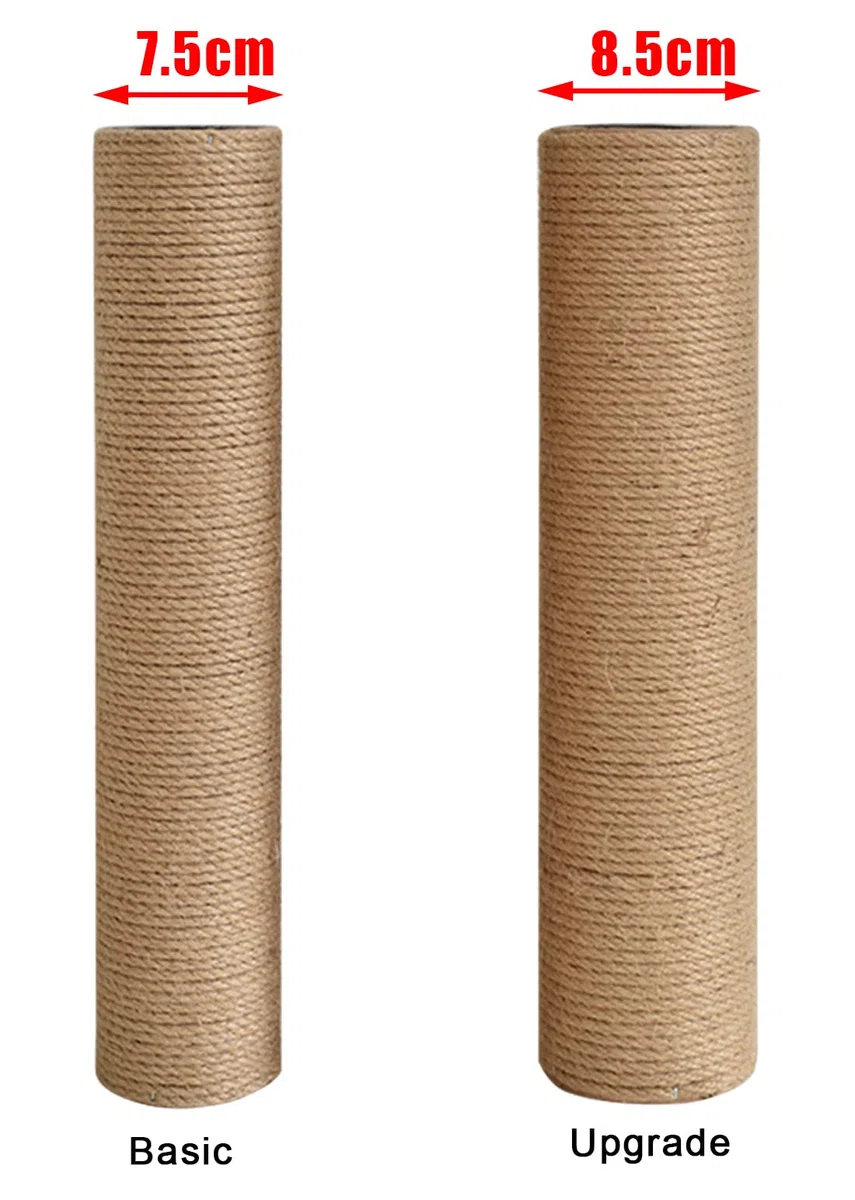 Lizi fashion 1031 [M8 M10] Tiragraffi di ricambio per albero di gatto,palo tiragraffi gatti,palo albero gatto con vite, BASIC/2PCS/40.5CM,M8