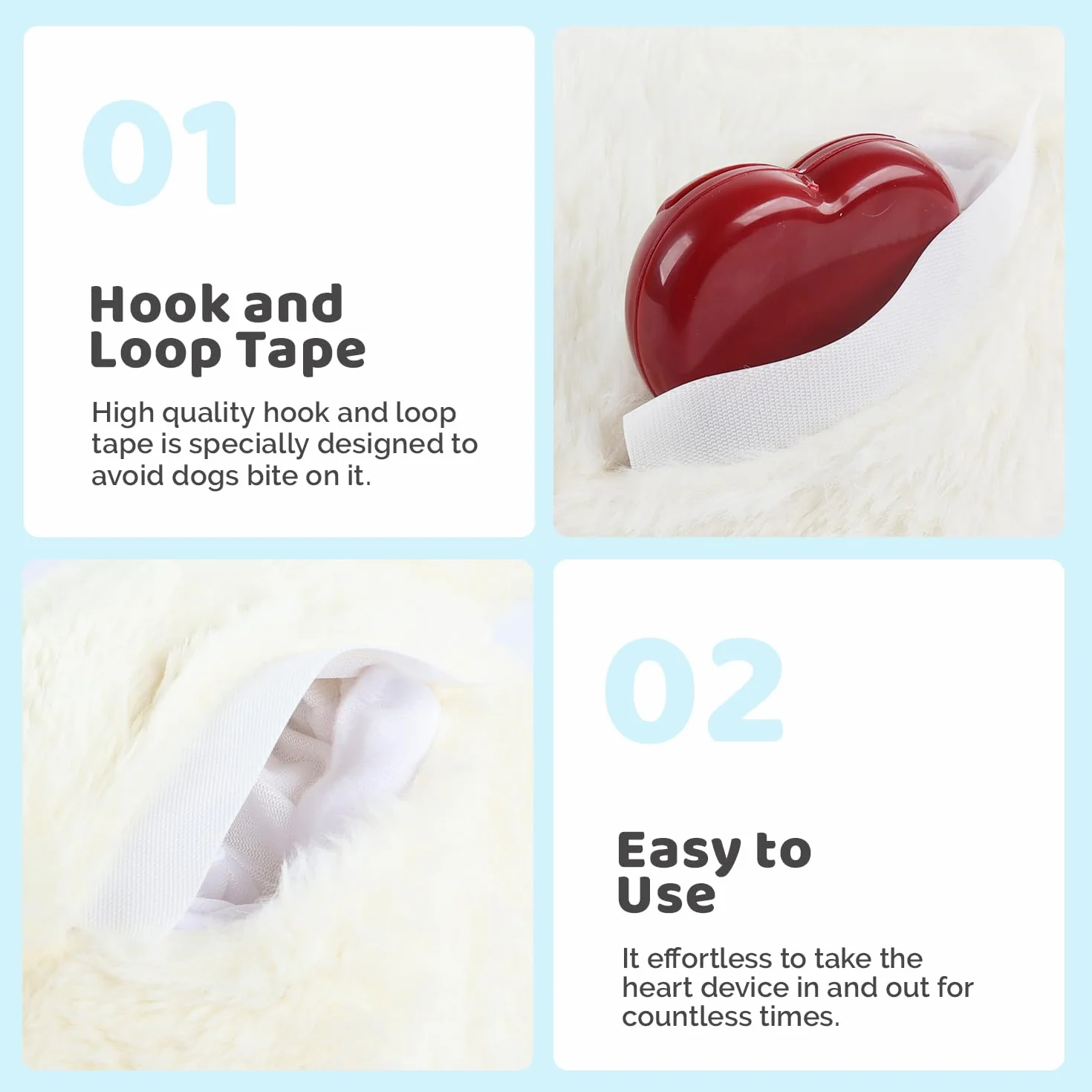All For Paws All For Paws Tutto per Paws Afp Little Buddy - Battito Cardiaco Pecora Bianco
