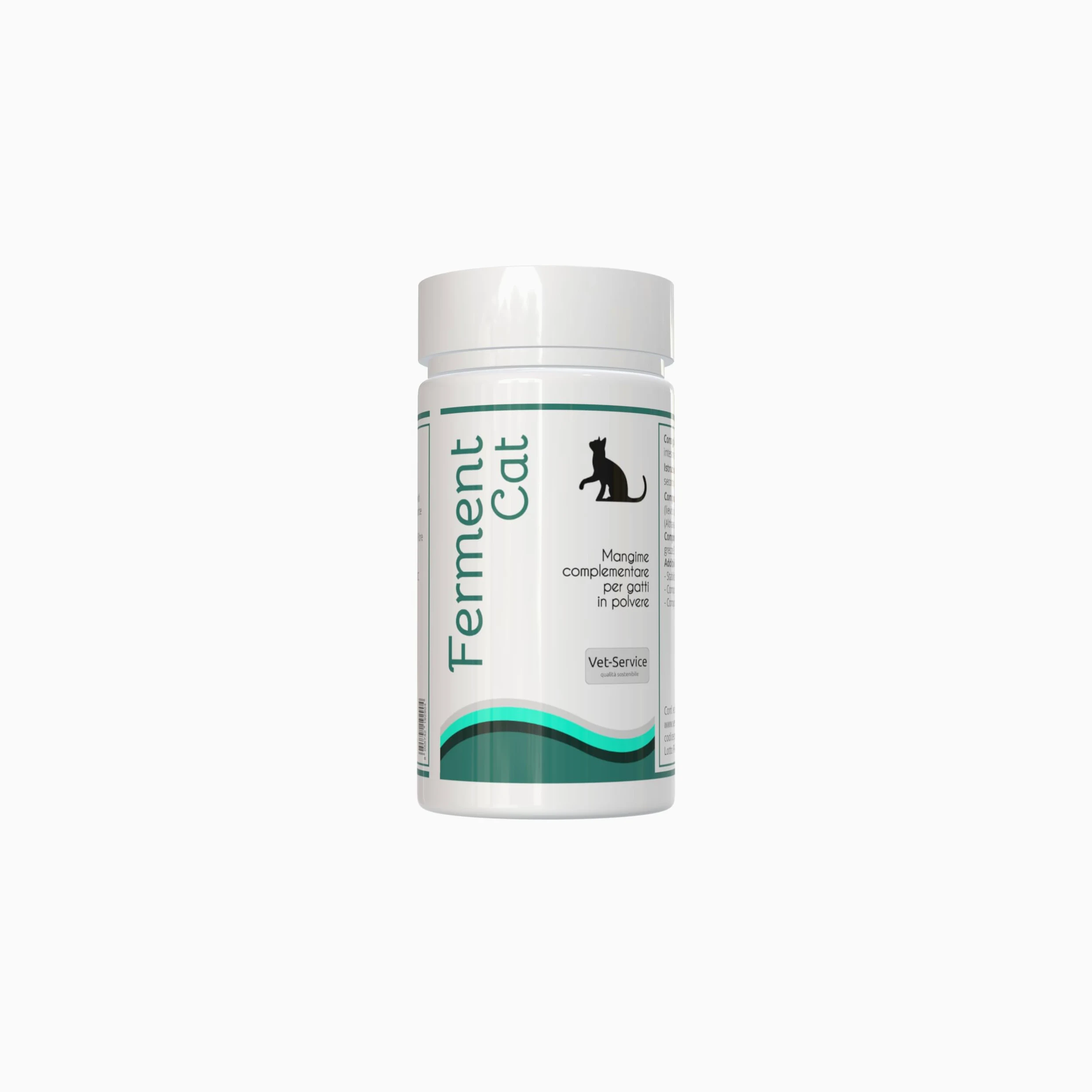 Ferment-Cat | 30 grammi | Supporto all'Equilibrio della Flora Intestinale | Mangime Complementare per Gatti in polvere | Con Probiotici per la Regolarità del Transito e le Difese Naturali