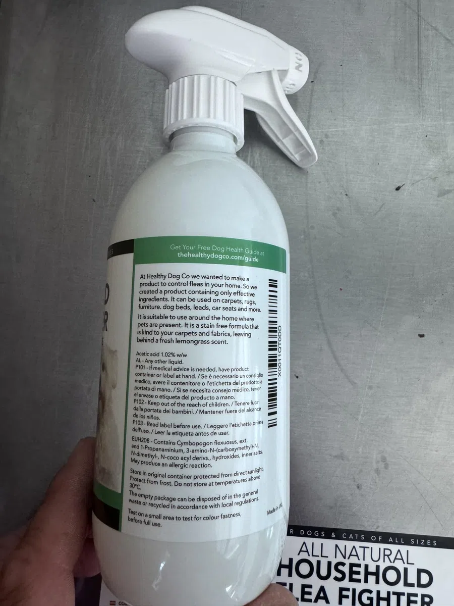 Tutto Naturale Spray Per Casa E Ambiente | 500ml | Sicuro per Cani e Gatti | Spray Repellente Perfetto per Tappeti, Letti, Mobili e in Auto