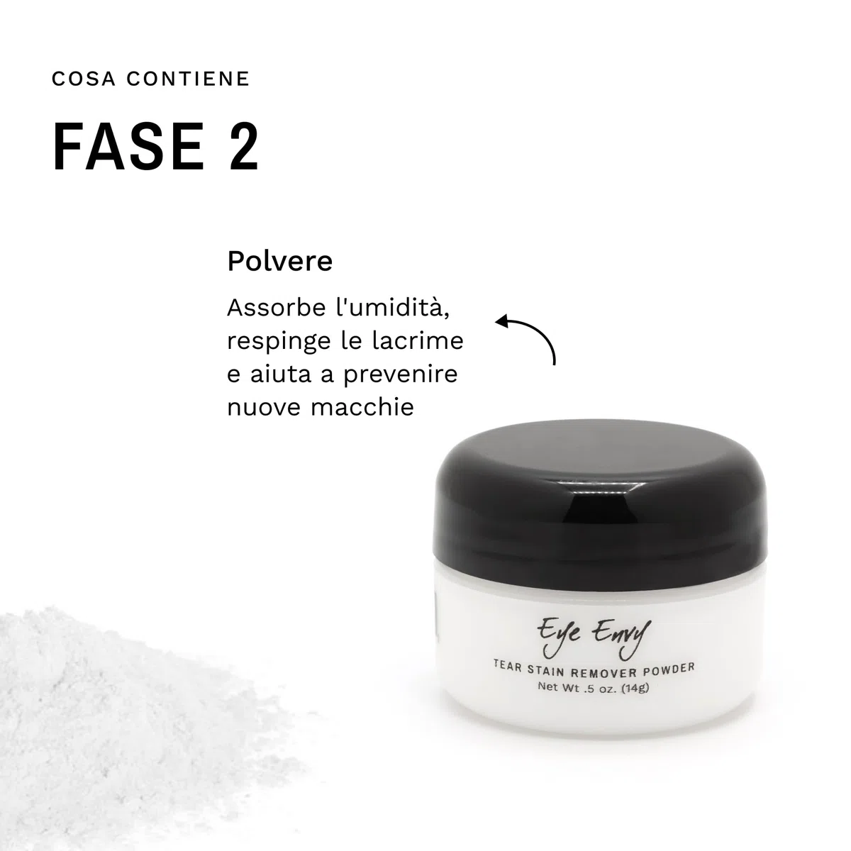Eye Envy Kit per smacchiare lacrima del Cane | Tear Stain Essentials in Un Kit in Un Sistema a 2 Fasi | Dura 30-45 Giorni | Soluzione 2 Once fluide