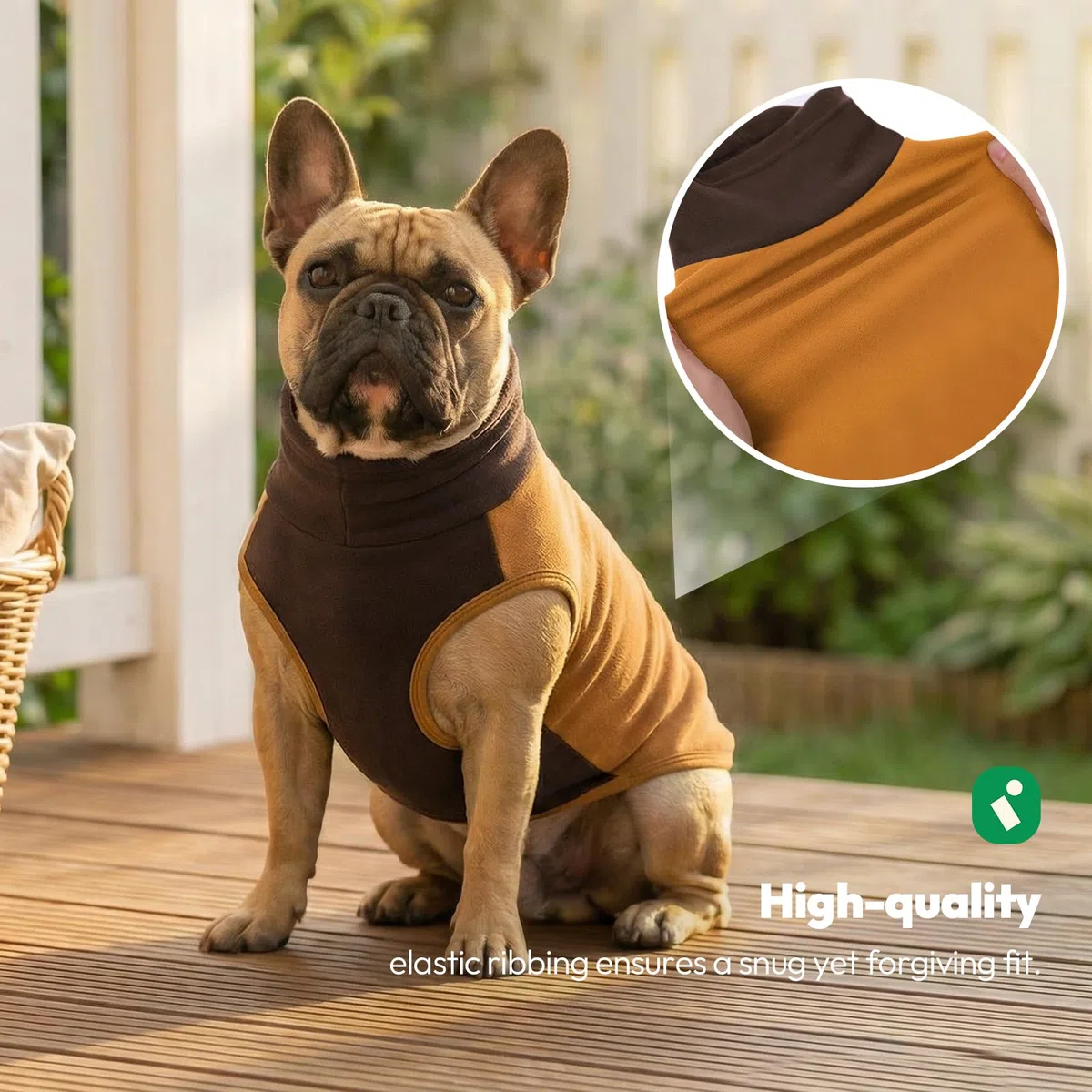 KONVINIT Maglione Cane in Felpa Leggera, Caldo Gilet Invernale con Apertura a U per la Coda, Taglie da M a 5XL Dog Sweater per Cani Medi e Grandi