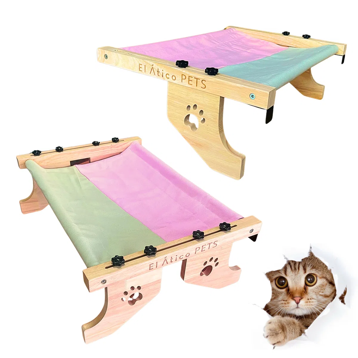 Amaca gatto Finestra. Uso appeso a 2 gambe o su terra con 4 gambe. Letto Gatto Radiatore. Amaca Finestra Gatto. Letto per gatti grande. Cat Bed. Cuccia per gatti