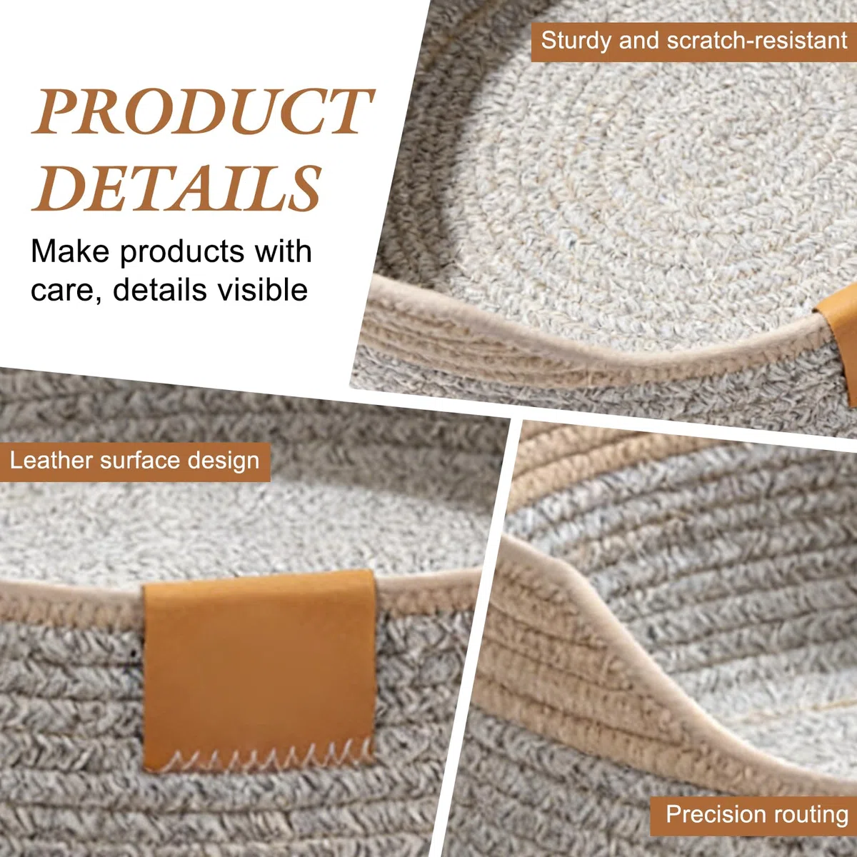 GOMETY Cuccia per gatti lavabile, 50 x 15 cm, cestino per dormire in corda di cotone, rotondo, letto per animali domestici, letto per gatti, cuccia per gatti, cuccia per gatti, cuccia per cani, cuccia