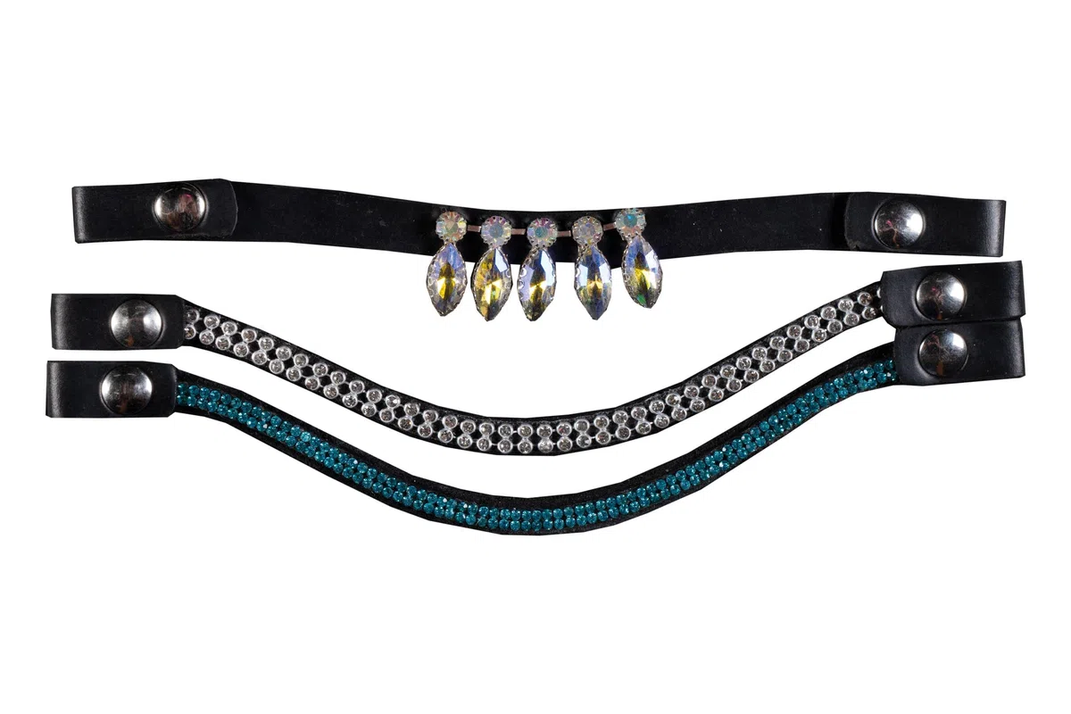 HKM Hobby - Set di 3 Fasce per Capelli per Cavalli