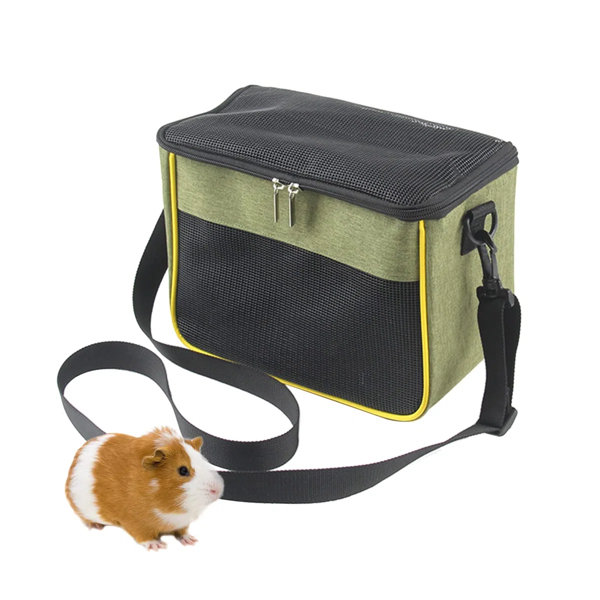 Piccolo animale domestico per con cinghia regolabile traspirante anteriore Mesh Carry Cage Per Conure Parrocchetto Golden Bear Criceto Gabbia Per Viaggi Piccolo