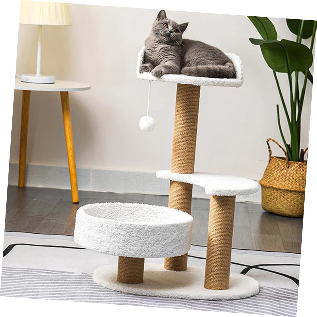 Tiragraffi Arrampicata per Materiale Ricambio Sintetico in e r Gatti Albero per Resistente All'abrasione e Superficie Liscia da Gioco Indoor
