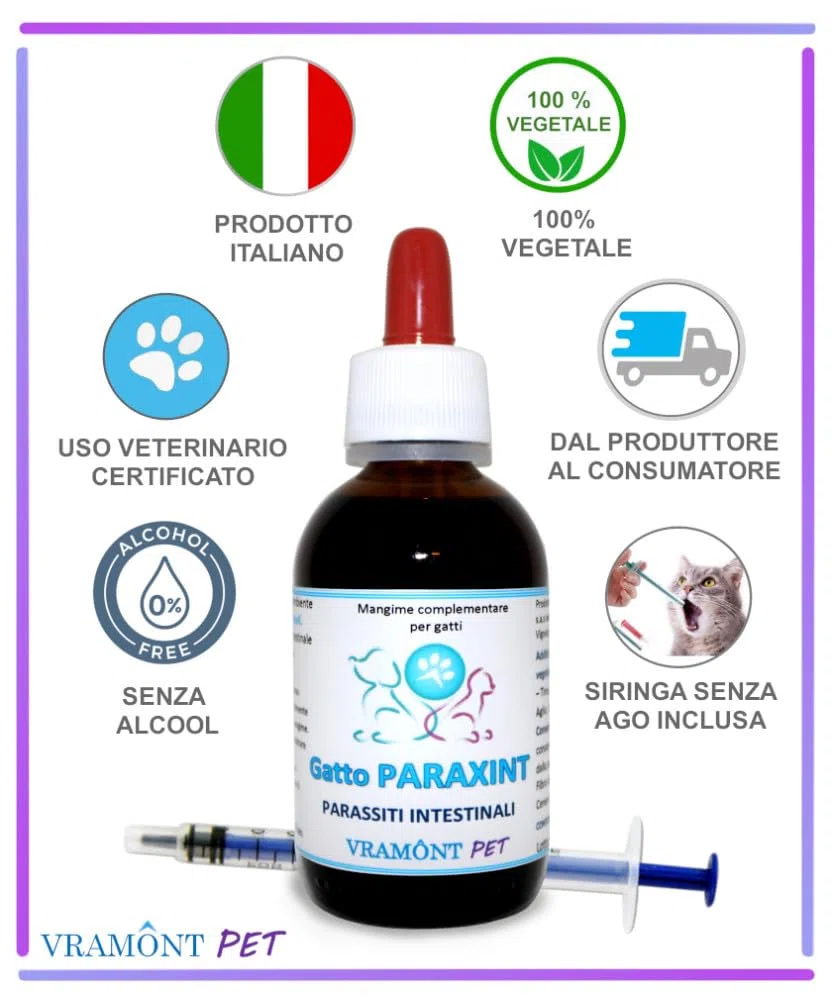 Gatto PARAX INT Parassiti intestinali 50ml Gocce