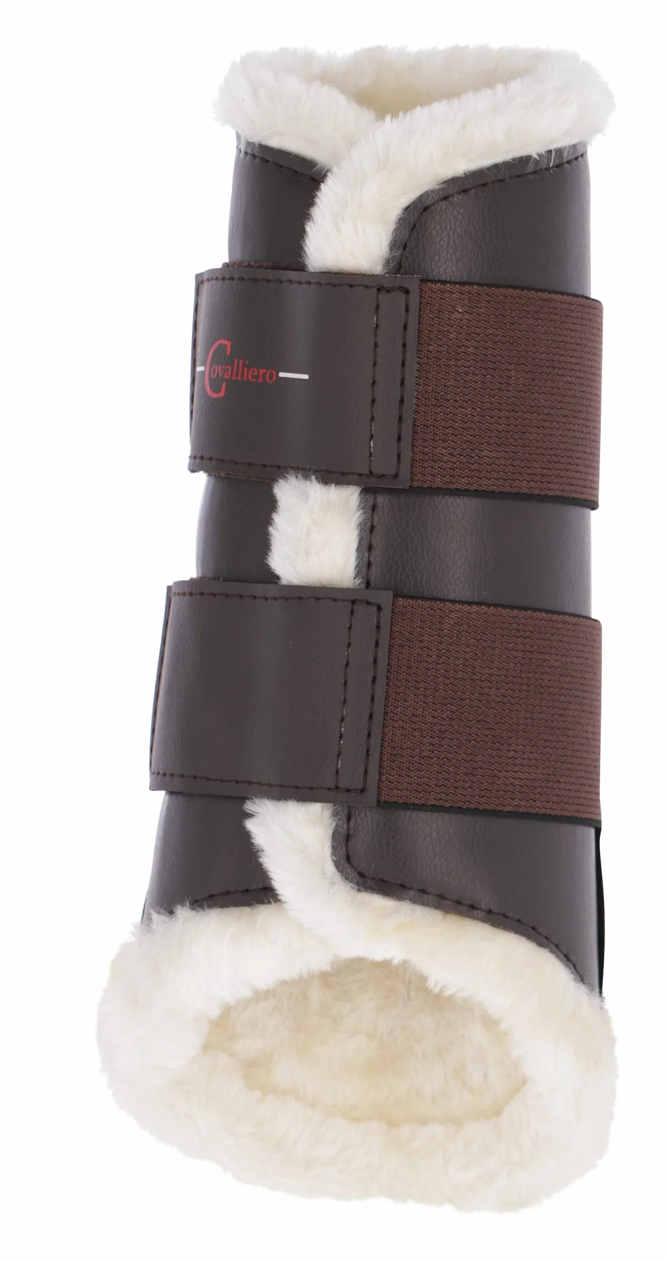 Covalliero Ghette in pile anteriore marrone, L