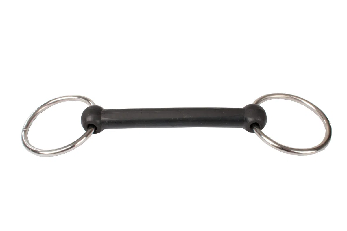 Horka Loose Ring Snaffle gomma 18 mm