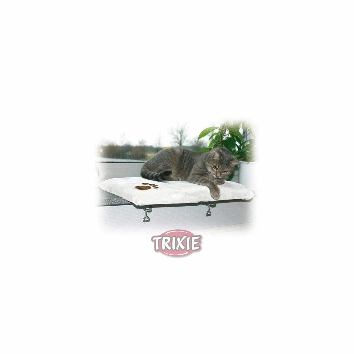 Trixie 4328 piastra d'appoggio per davanzale, 51x36x3,6 cm., grigio chiaro, 1 pezzo (confezione da 1)