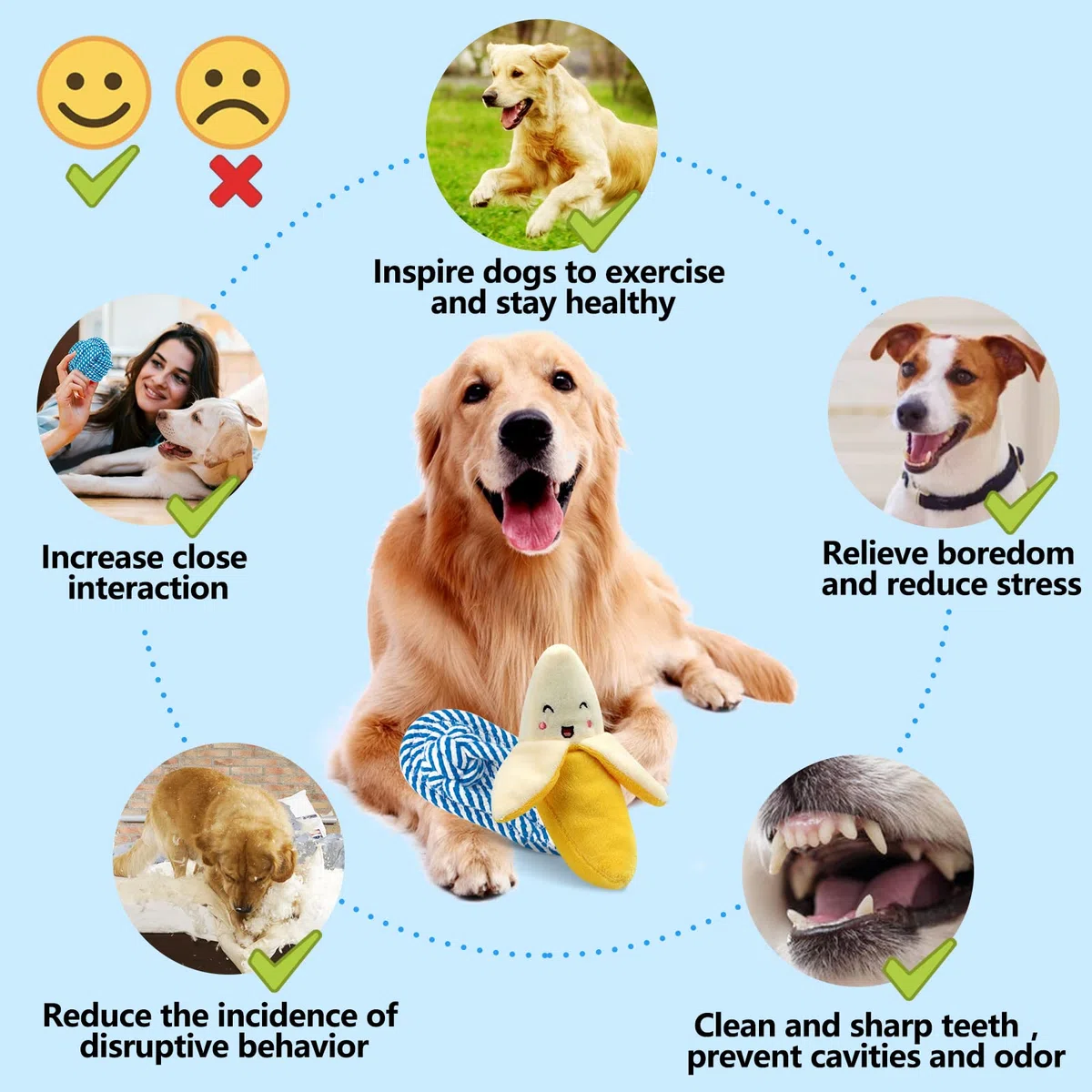 Giocattoli per cani,19 pezzi giocattolo cane corda,Corda di palla di cotone naturale per masticare denti di cucciolo, medi e piccoli giocattoli interattivi per cani