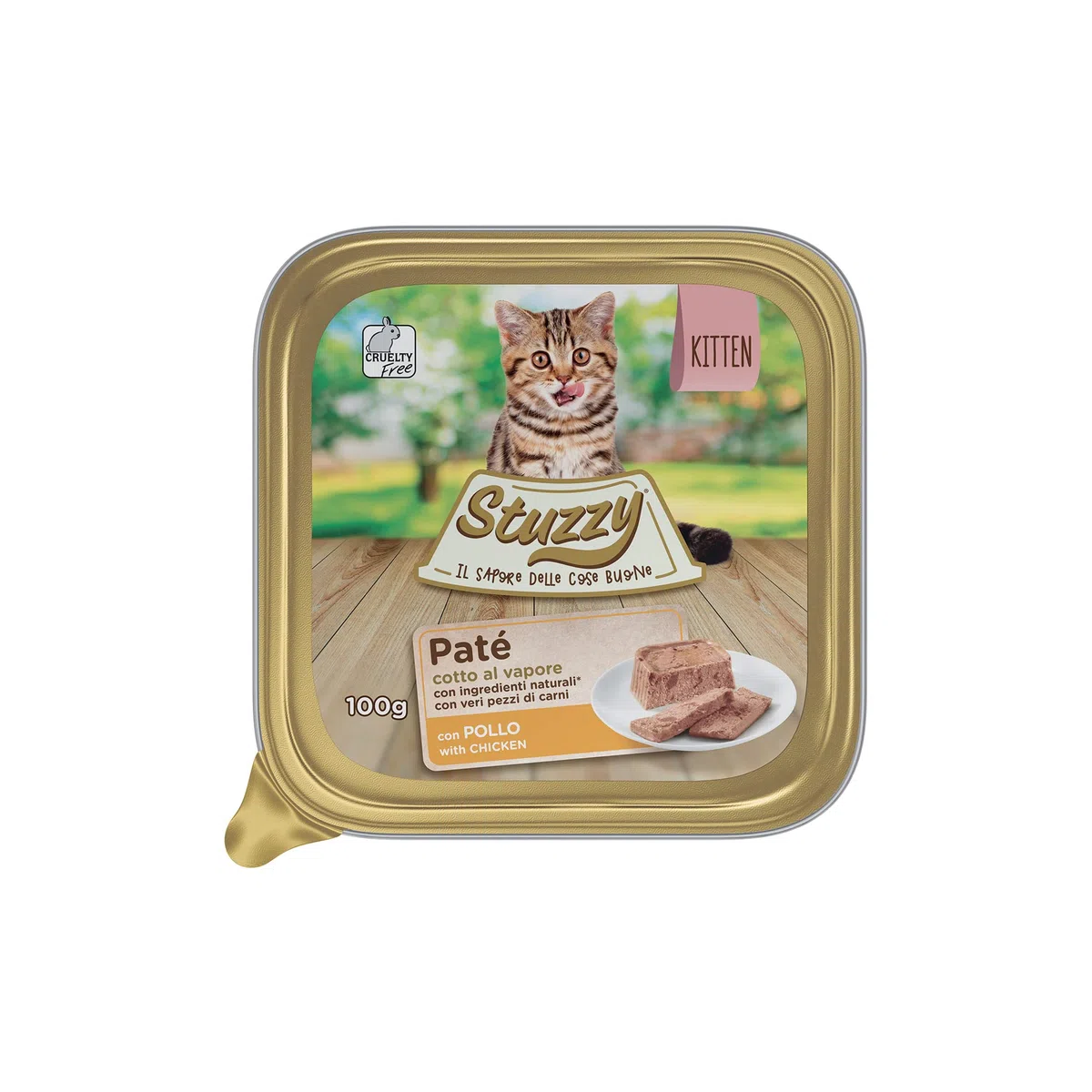Stuzzy Paté Kitten con Pollo 100g