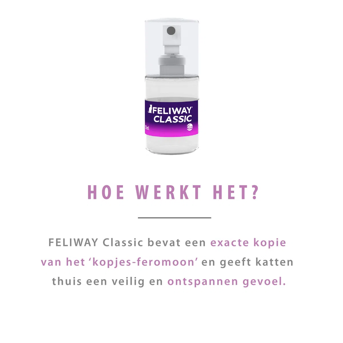 FELIWAY Classic Transport Spray per Gatti | Viaggi e Trasporto Senza Stress | Assicura Un rilassamento Durante l'applicazione mirata Contro Le marcature urinarie e i Graffi | 20 ml