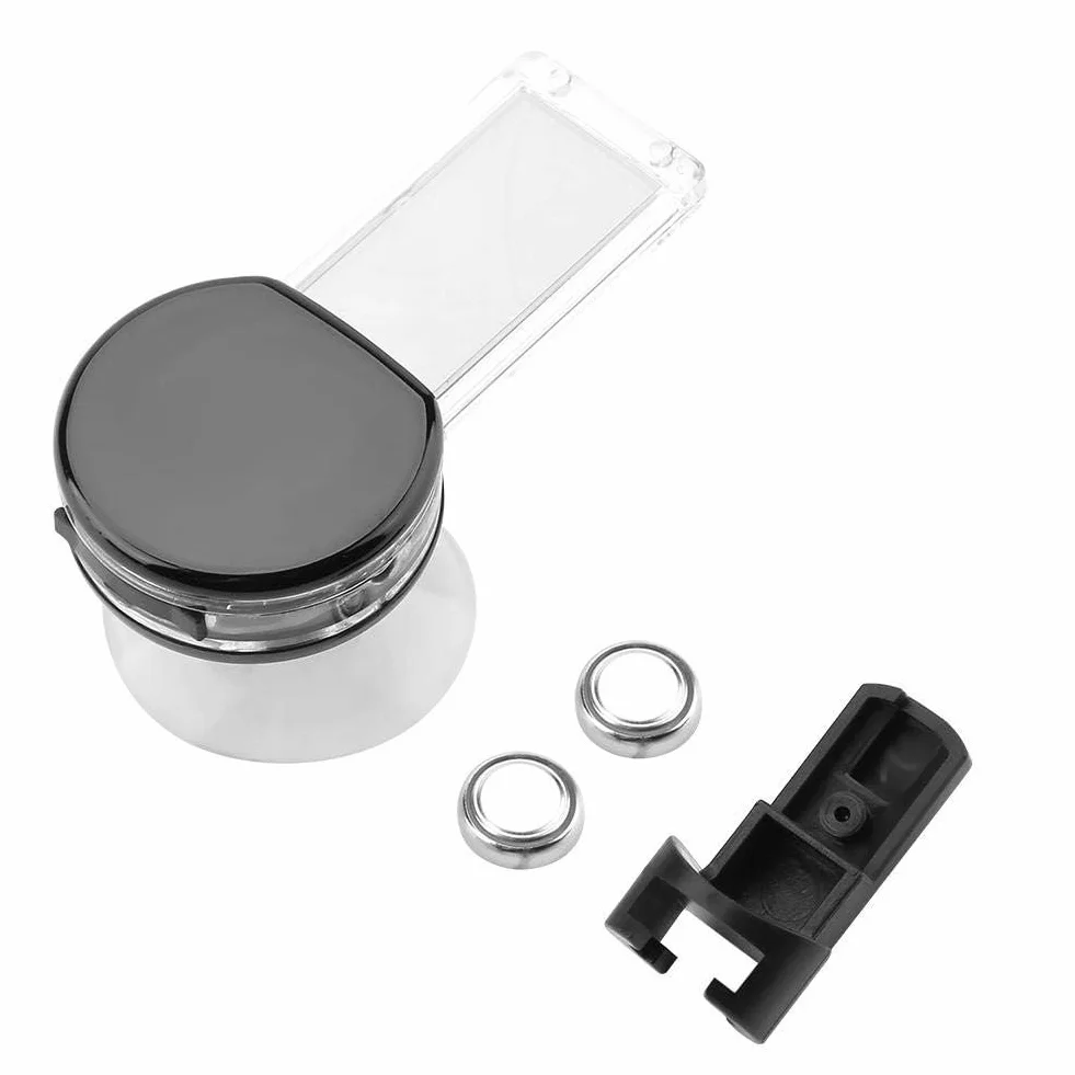 Rettile Igrometro elettronico Termometro Impermeabile in Tempo Reale Lizard Crawler Box Rainforest Serbatoi umidità Monitor Temperatura con sensore Incorporato(Nero)