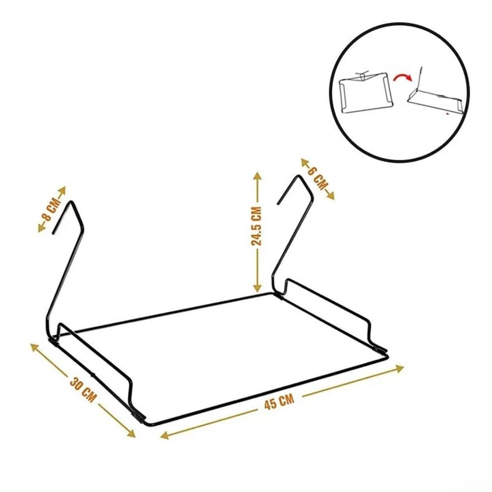Letto per termosifone sospeso per gatti e piccoli animali domestici, morbido tessuto felpato con robusto telaio in metallo pieghevole, 45 x 30 x 24,5 cm, design accogliente e caldo per