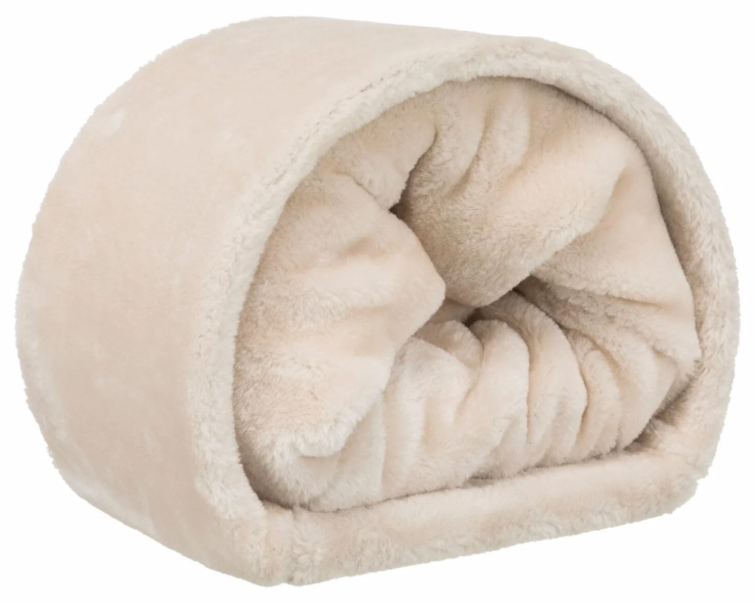 A.S. Création TRIXIE - Tunnel per Conigli/porcellini d'India, Peluche, 27 x 21 x 80 cm, Beige, 1385 g