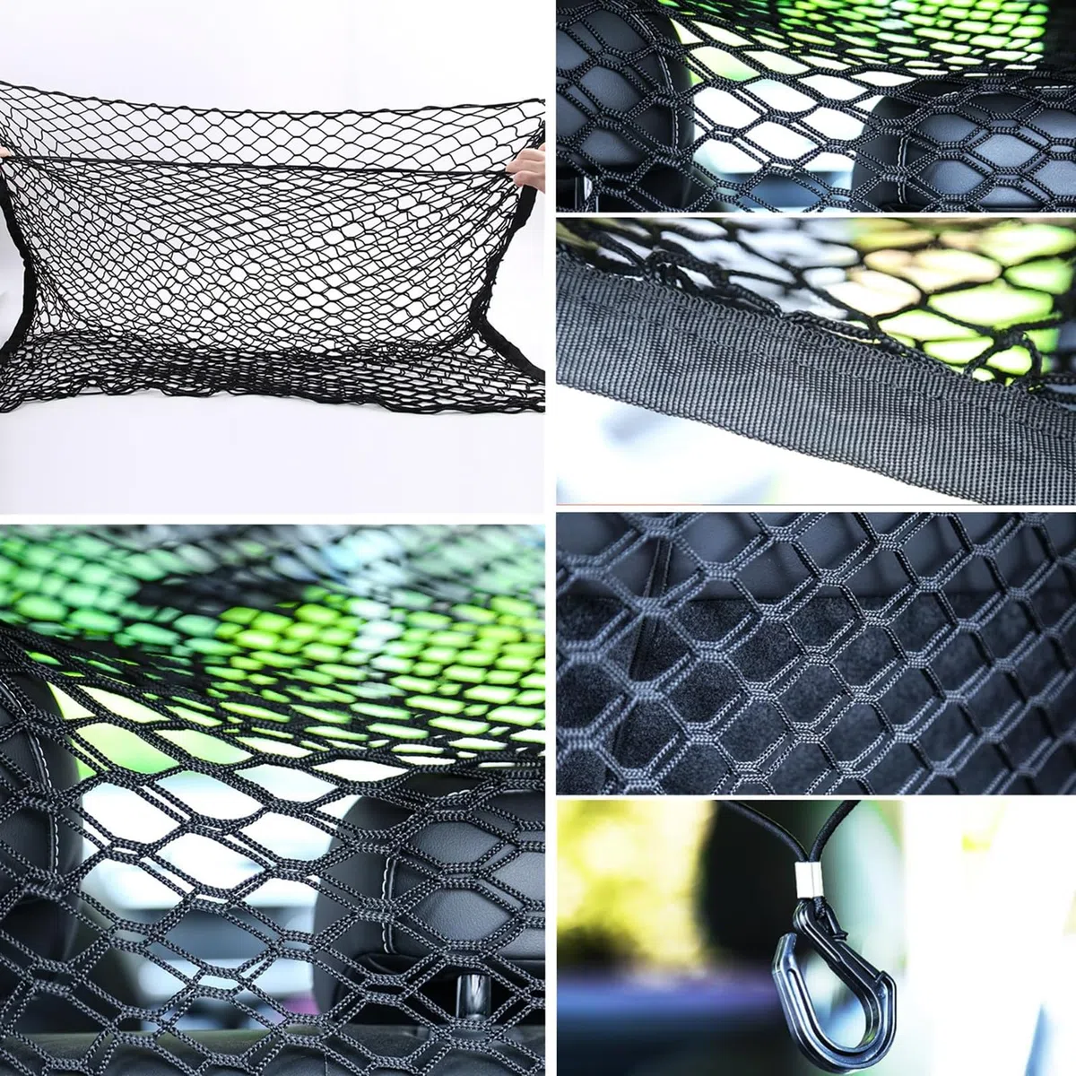 Barriera Cane Auto, per Hyundai Tucson SUV 2020-2024 2025 Porta Regolabile per Bagagliaio Rete di Separazione Cani Tronco Auto Mesh Sicurezza Griglia