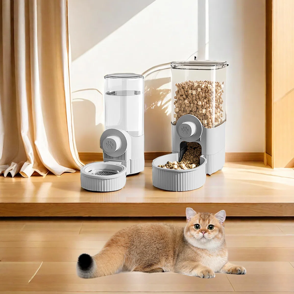 Beverino Coniglio, 2 Pezzi Abbeveratoio Conigli, Borracce per Conigli Automatico, Beverino Criceto da Appendere Senza Gocciolamento Distributore Automatico Di Cibo E Acqua per Cavie Criceti Cincillà
