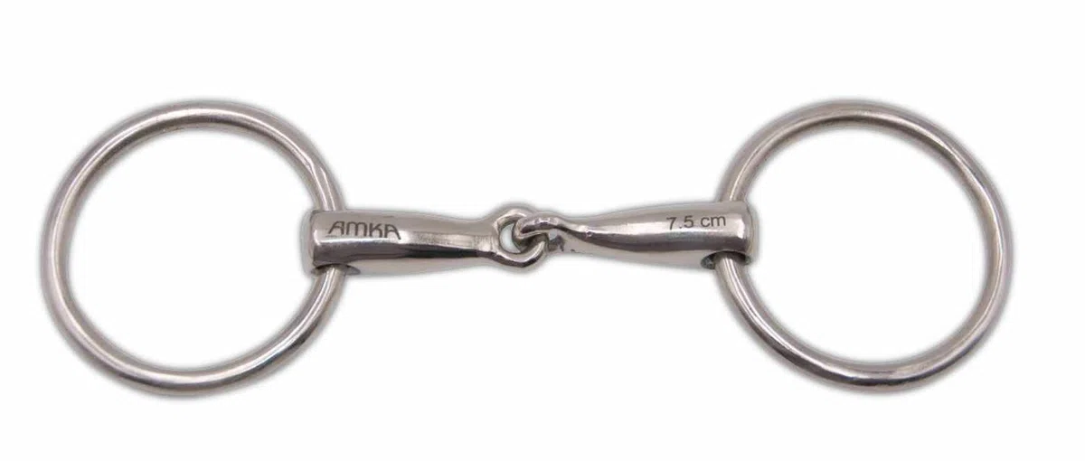 AMKA Ponytrense - Fascio d'acqua pony, spessore 12 mm, anelli 50 mm, 7,5 8,5 9,5 10,9