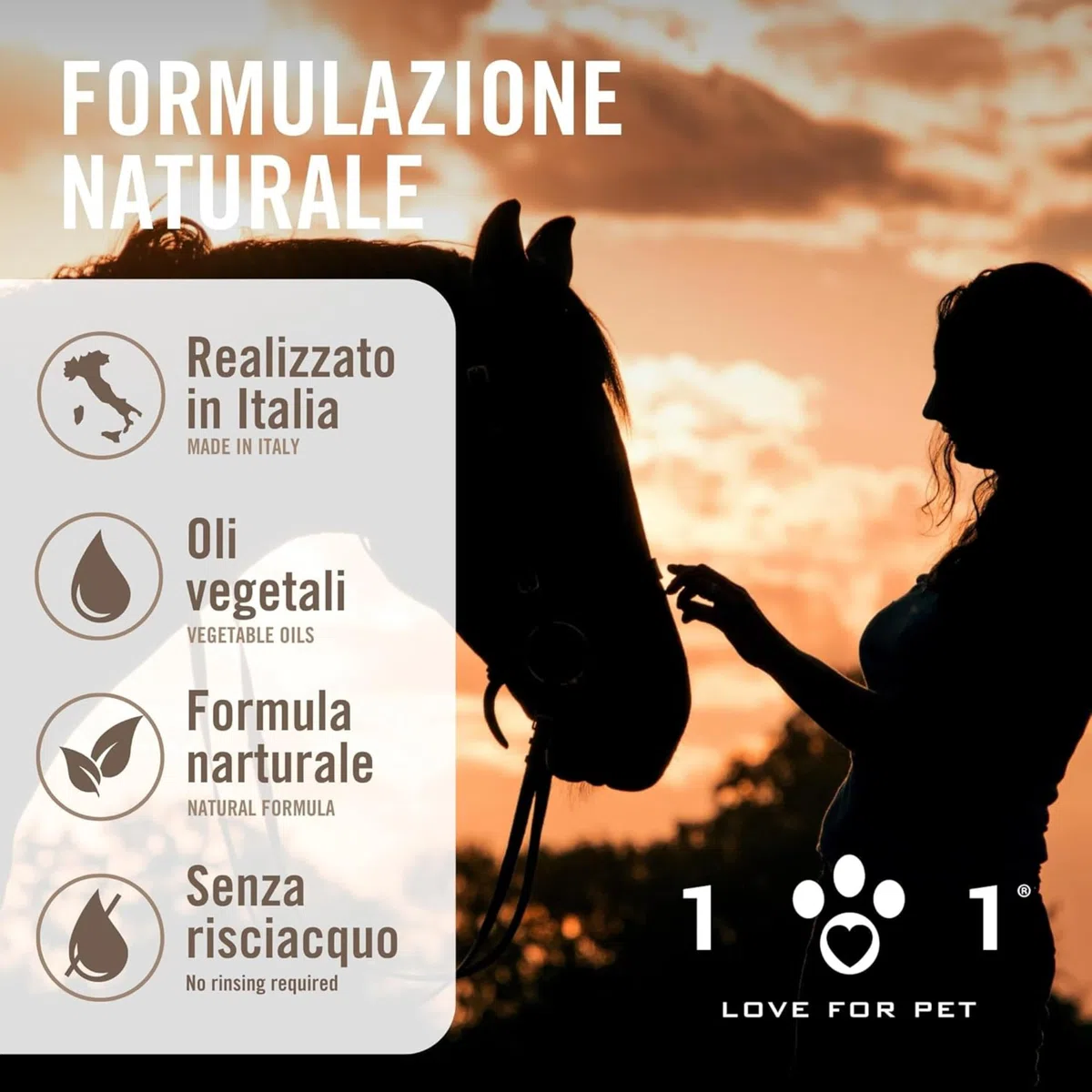 Olio di Neem per Cavalli 750 ml - Repellente Insetti Spray Protezione Vegetale Contro Mosche, Zecche, Zanzare e Tafani Neem Oil Naturale Senza Risciacquo, Uso Frequente
