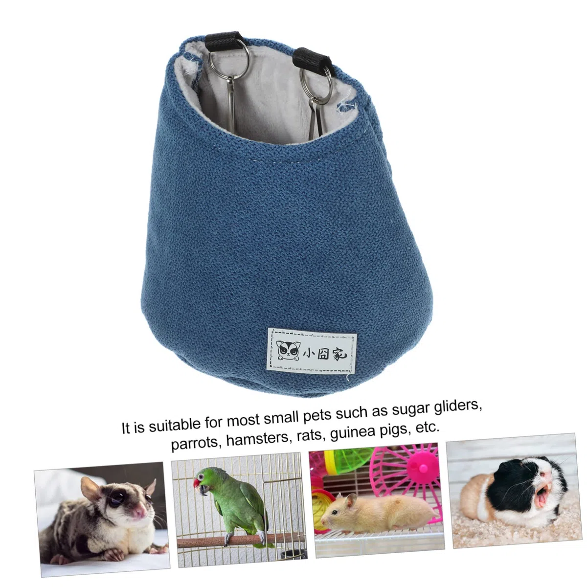 2 Pz Nido Di Cotone Nido Di Dello Zucchero Letto Di Petauro Dello Zucchero Amaca Dei Petauri Dello Zucchero Amaca Di Peluche Accessori Per Gabbie Per Petauri Dello Zucchero