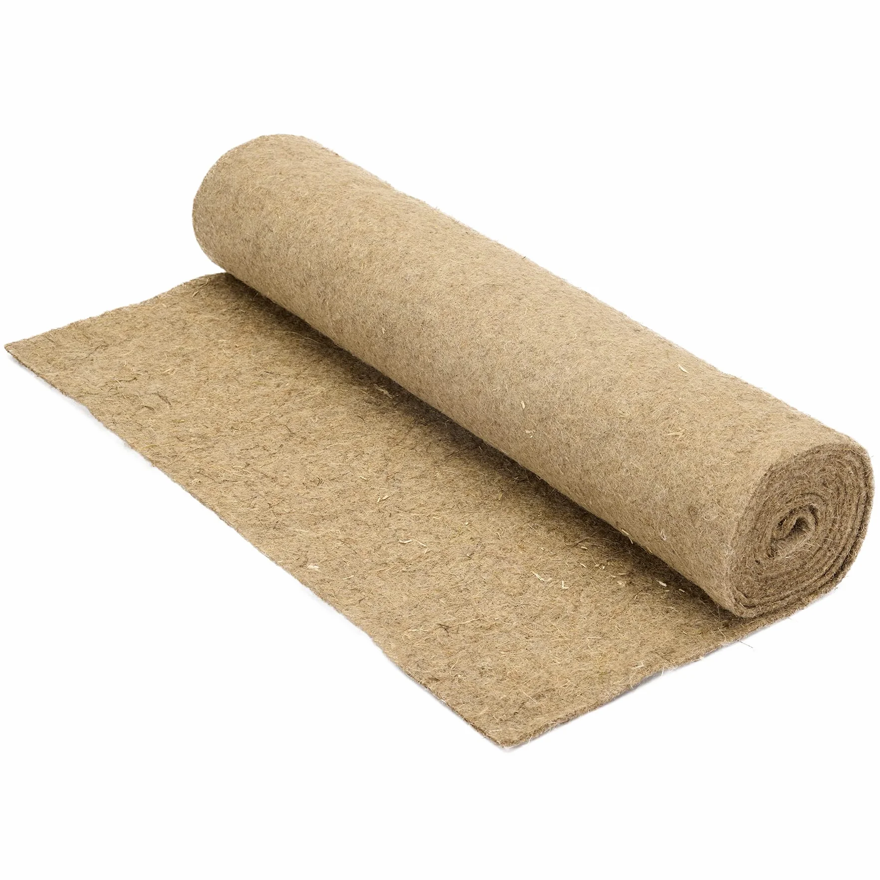 La cordeline Tappeto Lettiera Canapa per roditori 50 cm x 2 m - per conigli, porcellino d'India.., naturale