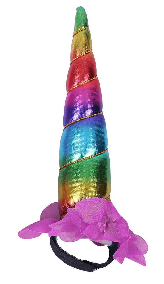 Corno unicorno per cavalli | Design unico | Facile da fissare | Corno per coda di cavalli | Corno per testa di cavallo