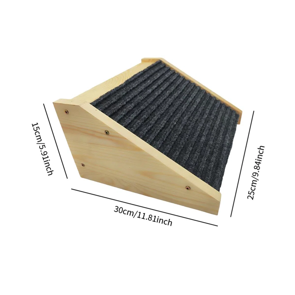 KESOTO Rampa per Scale per Cani in Legno, Pedana per Arrampicata per Cani, Rampa per Soglia per L'arrampicata per Animali Domestici per Raggiungere Luoghi Più Alti Come Letti O Divani