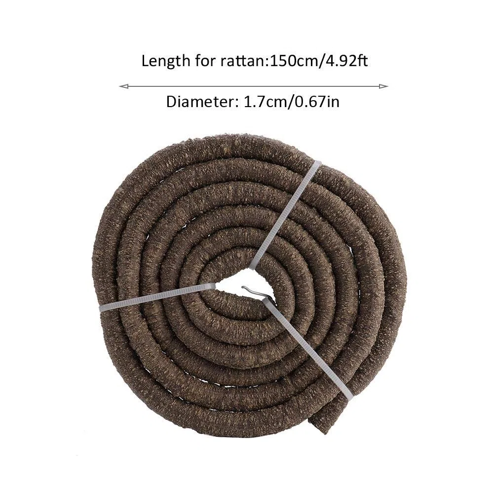 Reptile Vines 4.92ft Rettile Artificiale Flessibile Ramo rampicante Terrario Rattan Rettile Habitat Decor con Ventose per Arrampicata(L)