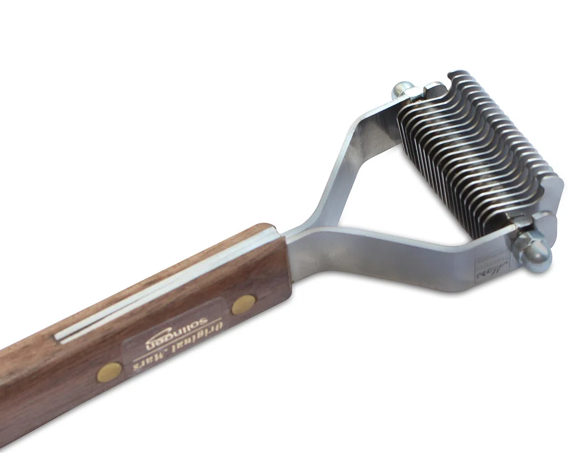 Mars Cappotto King Blunt, Lame in Acciaio Inox con Manico in Legno
