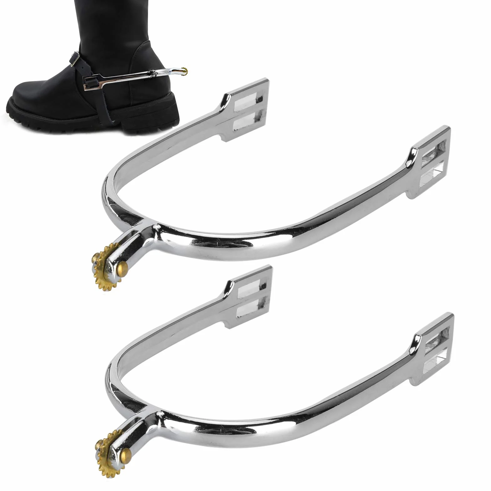 Sperone del Cavallo, Lavorazione degli speroni per Stivali in Stile Inglese per l'addestramento del Cavallo per la Competizione equestre per l'intrattenimento
