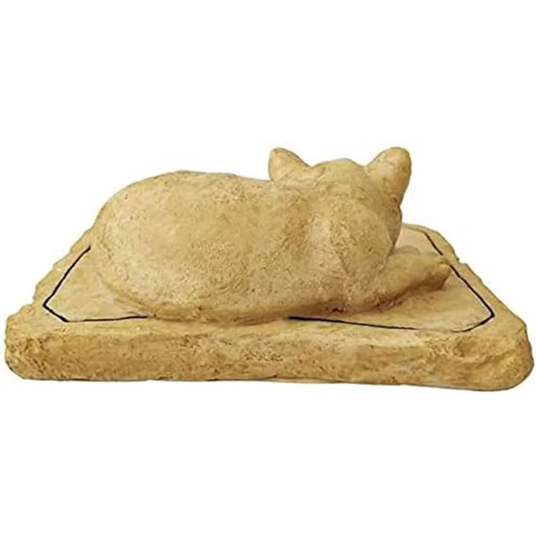 JHB Pietre Commemorative Personalizzate per Gatti, lapide 3D con Statua di Gatto Addormentato, lapide per Gatti, marcatori di tombe per Gatti, Regali commemorativi per Gatti.