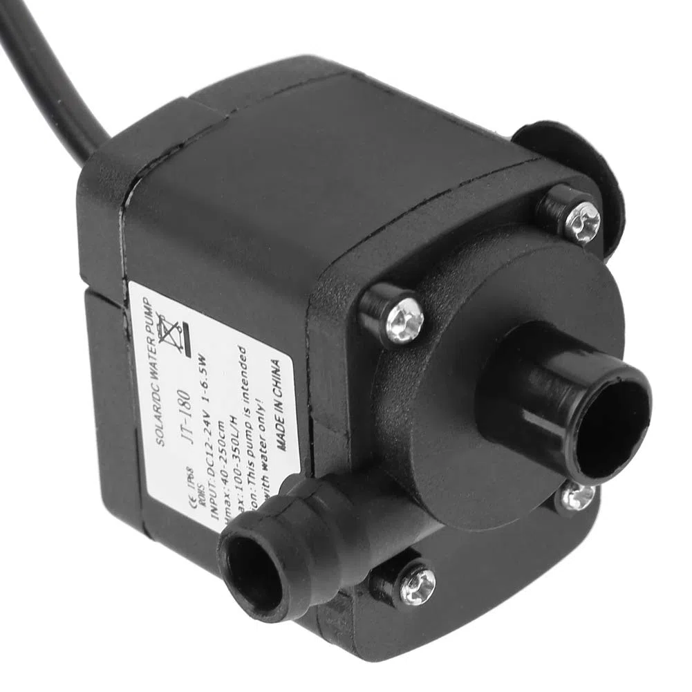 Pompa acqua senza spazzole 24 V DC, mini pompa di circolazione dell'acqua a basso rumore 350L/H per scaldabagno solare, acquario, fontane, ecc