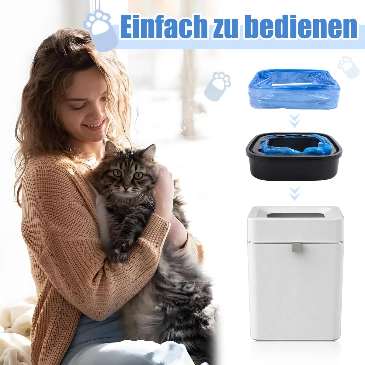 12 Pezzi Ricarica Mangiapannolini, Sacchetti Mangiapannolini Profumati Universali, Compatibile con AngelCare, Litter Locker e Tommee Tippee