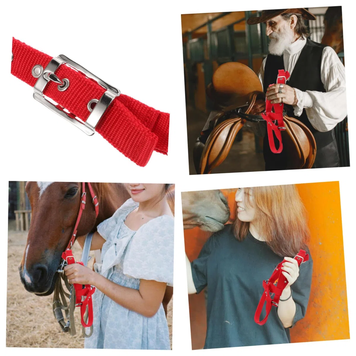 Generico Cavezza Per Asino Da Addestramento Equestre Per Cavezza Regolabile Per Cavezza Con Corda Per Cavezza Per Hobby Cavezza Per Grandi Cavezza Per