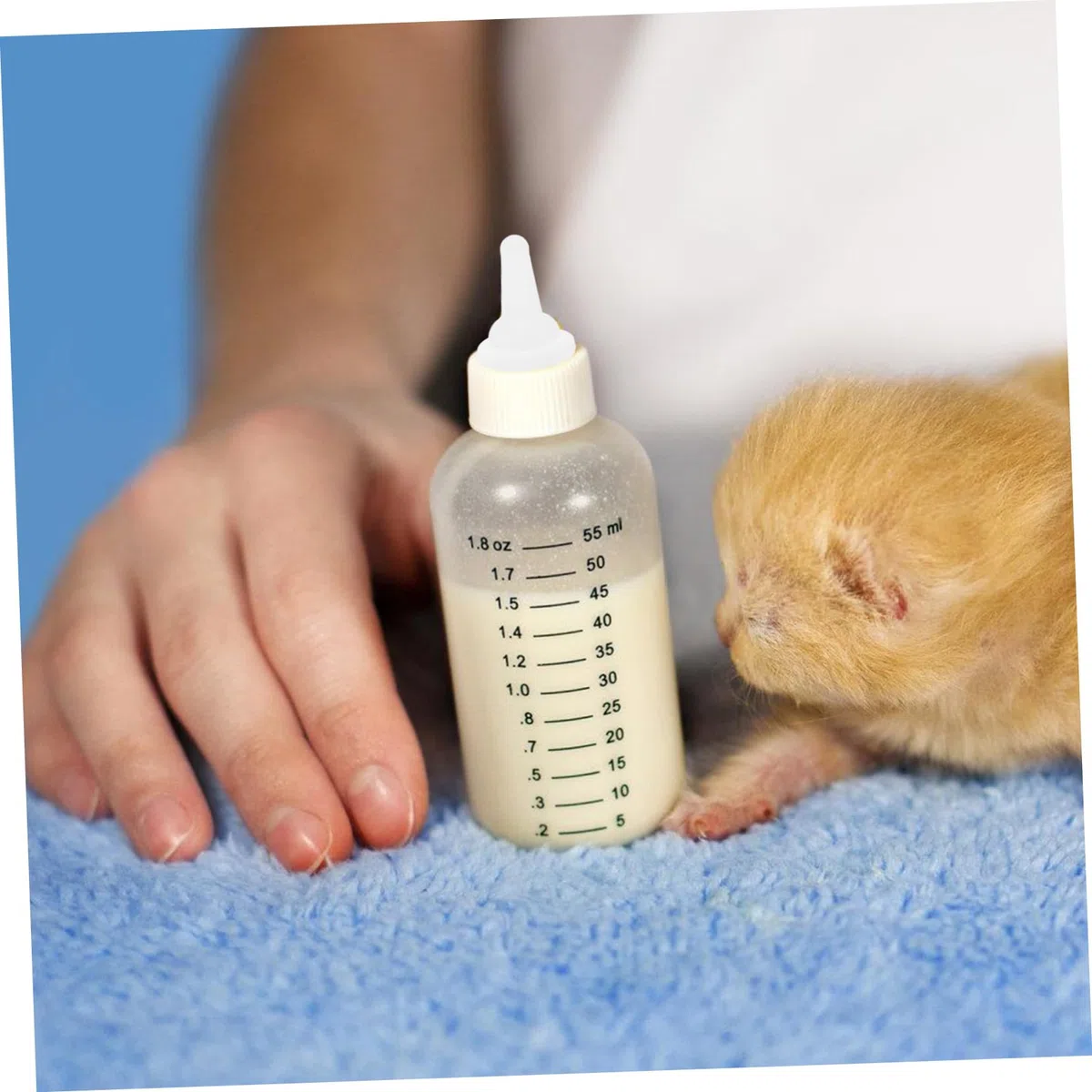 ibasenice Set da 50 Tettarelle per Biberon in Silicone per Animali Domestici, Taglia Piccola, Sicure e Facili da Pulire, per Alimentazione Quotidiana di Cuccioli e Gattini