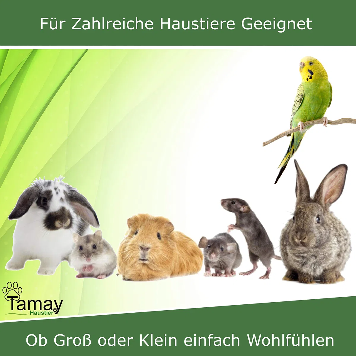 Tamay, tappetini per roditori in 100% canapa, 100 x 50 cm, tappeto premium per roditori come gabbia senza polvere, per conigli, porcellini d'india, piccoli animali – Tappetino di canapa naturale per