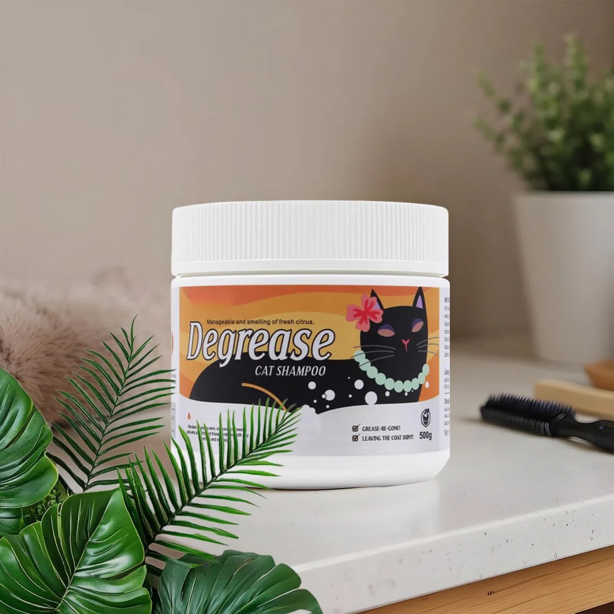 lyanny Gatti Sgrassatore - Sgrassante Crema Pulizia Per Animali Domestici - Idratante 500 grammi Crema Shampoo Per La Cura Del Giornaliero Pet Igiene E Lavaggio Gatti