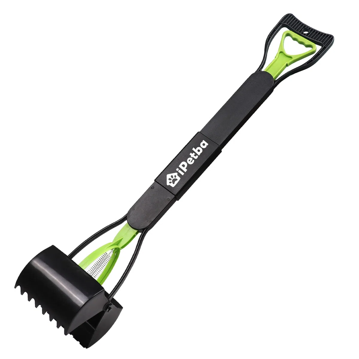 80 cm Raccogli Cacca Cane Manico Lungo Senza Piegarsi Paletta Raccogli Cacca Cani Pieghevole Pooper Scooper per Ghiaia, Terreno, Erba