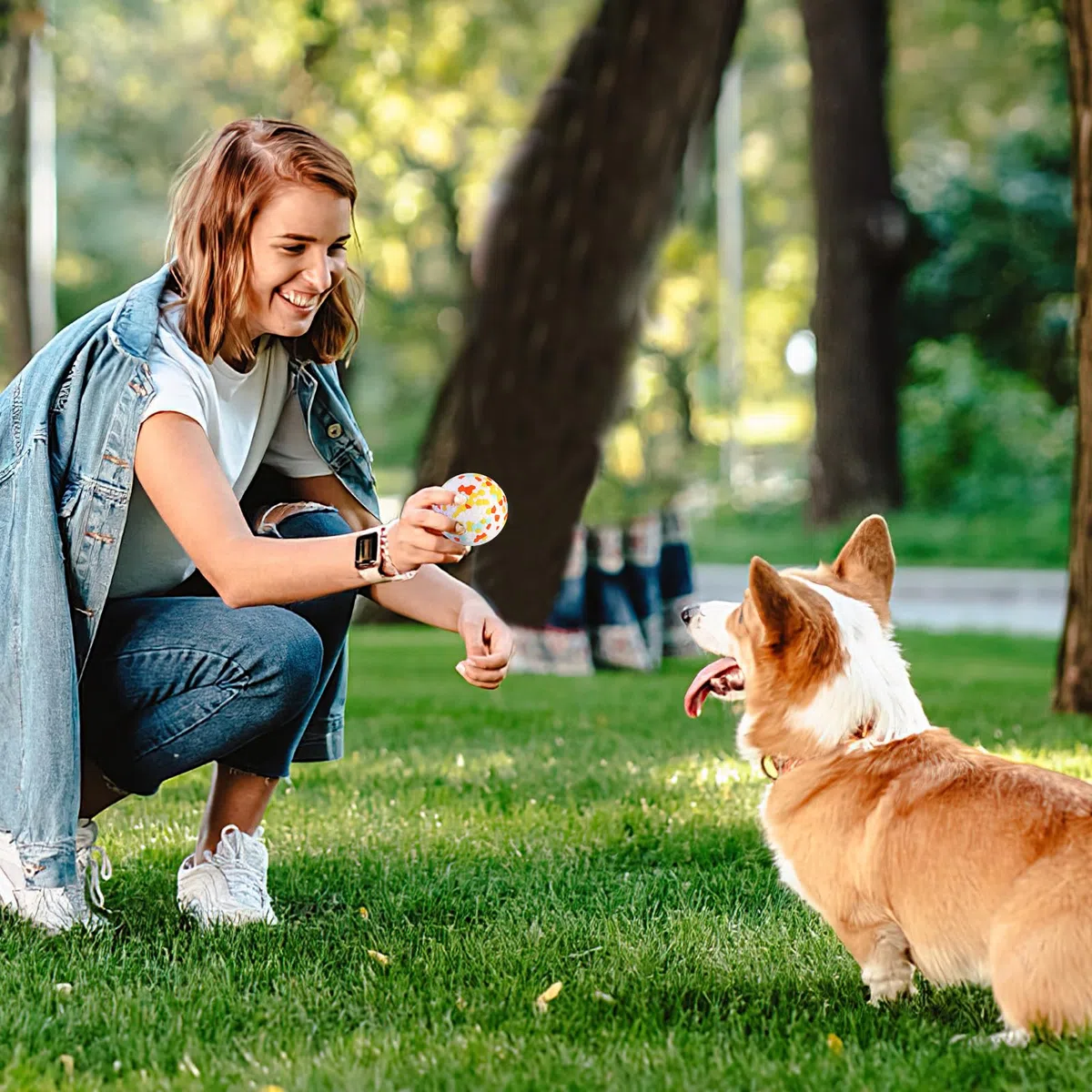 QKURT 3 Pezzi Pallina per Cani,Palla indistruttibile per cani,Alto Rimbalzo Palline per Cane in Gomma,In Acqua Palla Giocattolo per Cani,Palla Interattiva Giocattolo per Cani da Addestramento